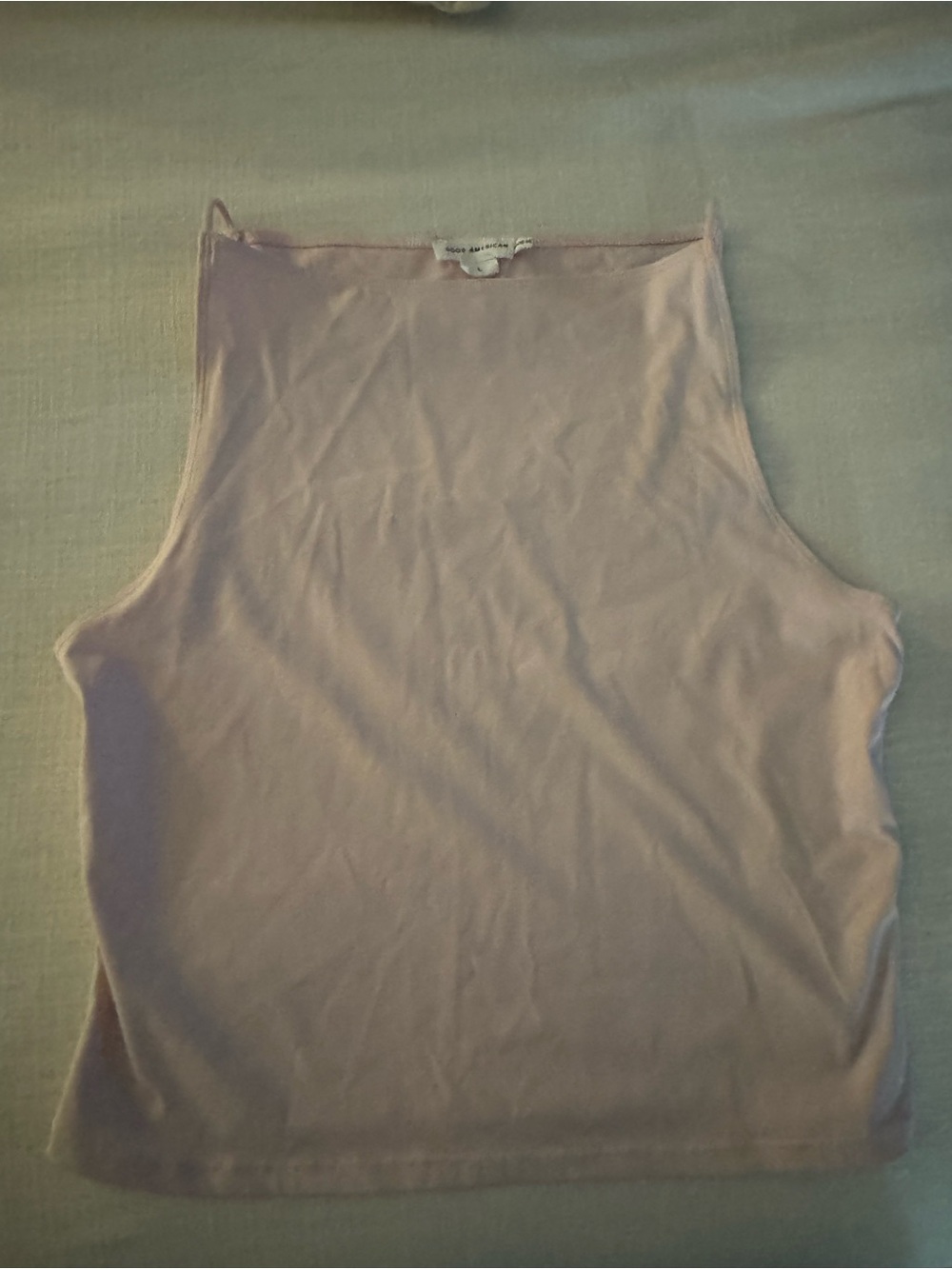 Good American Square Neck Tank Top - Mauve